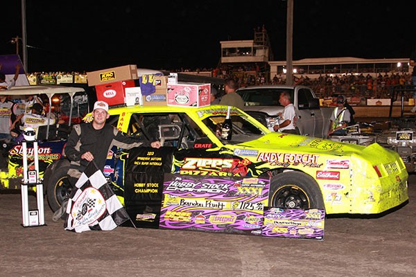 Brandon Pruitt's 2013 IMCA Boone Supernationals Hobby Stock Champion